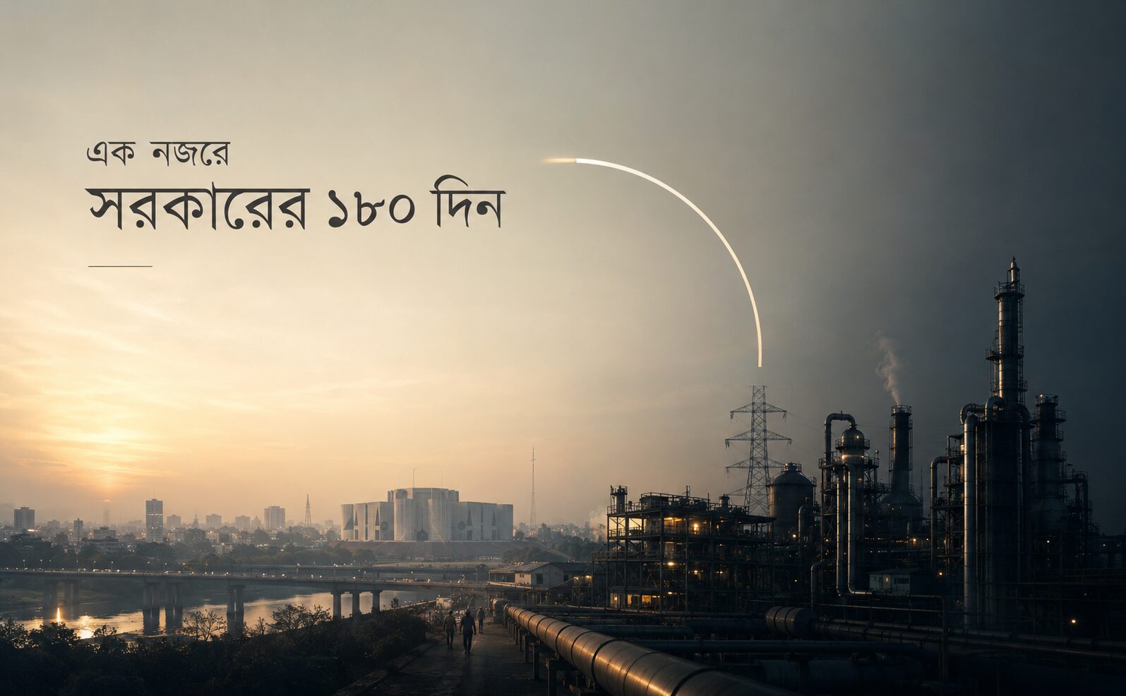 এক নজরে সরকারের ১৮০ দিন